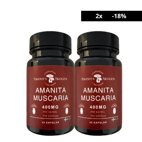 2 x amanita muscaria - 400mg