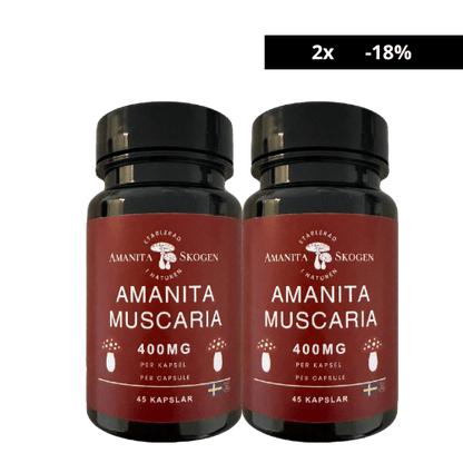 2 x amanita muscaria - 400mg