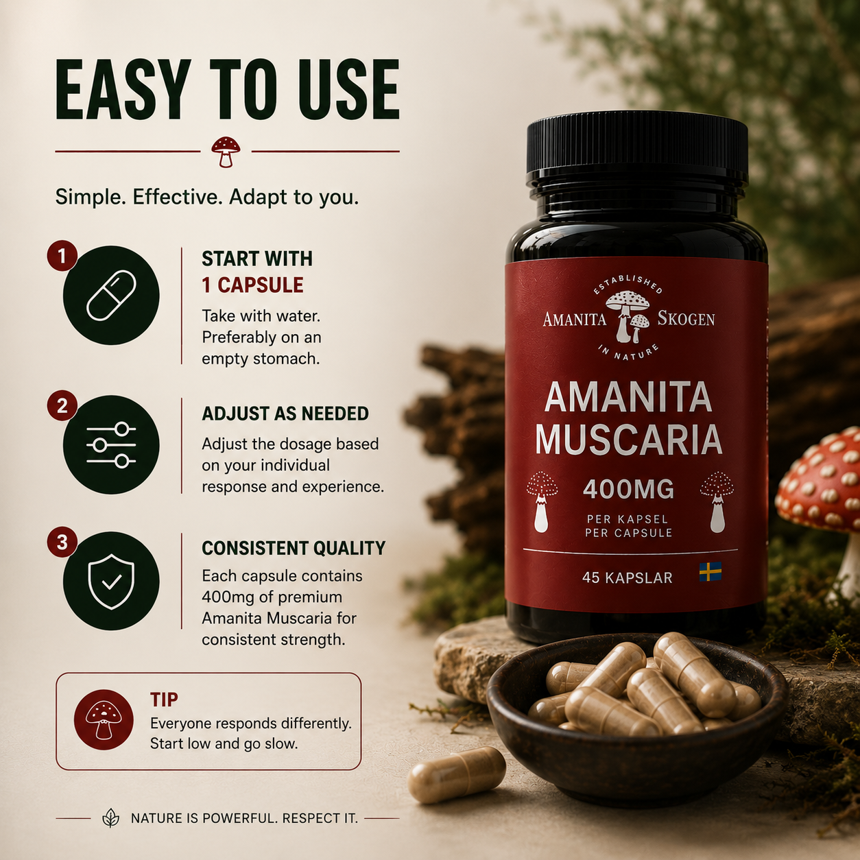 Amanita Muscaria -  400mg