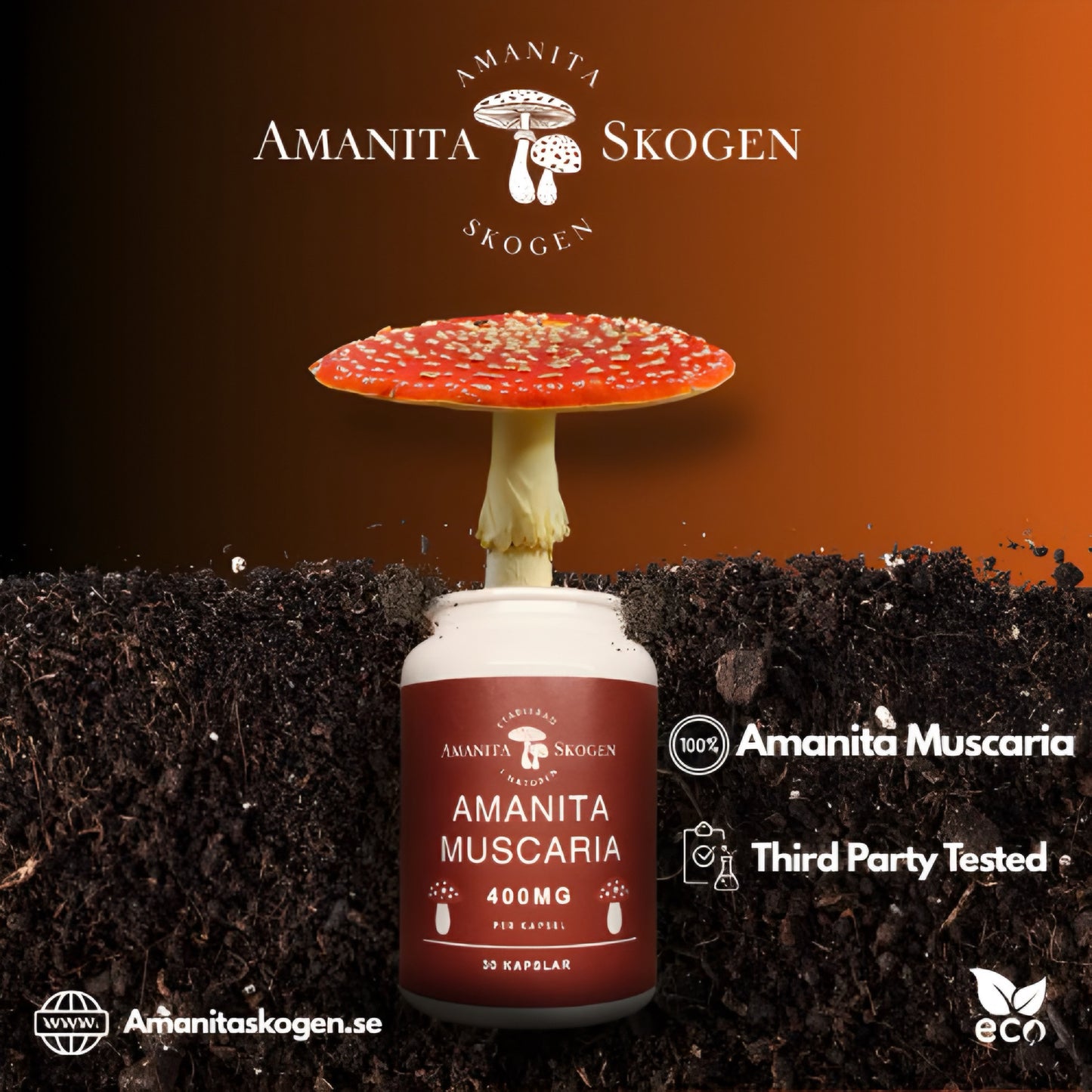 Amanita muscaria - 400 mg