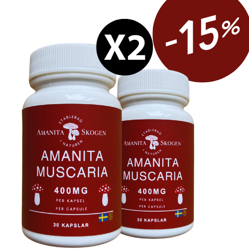 3 x Amanita muscaria - 400 mg