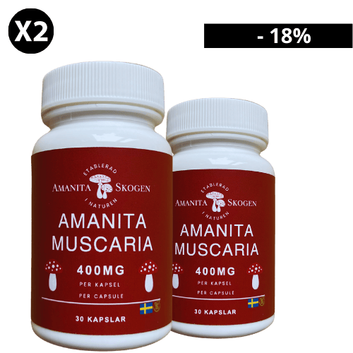 2 x amanita muscaria - 400mg